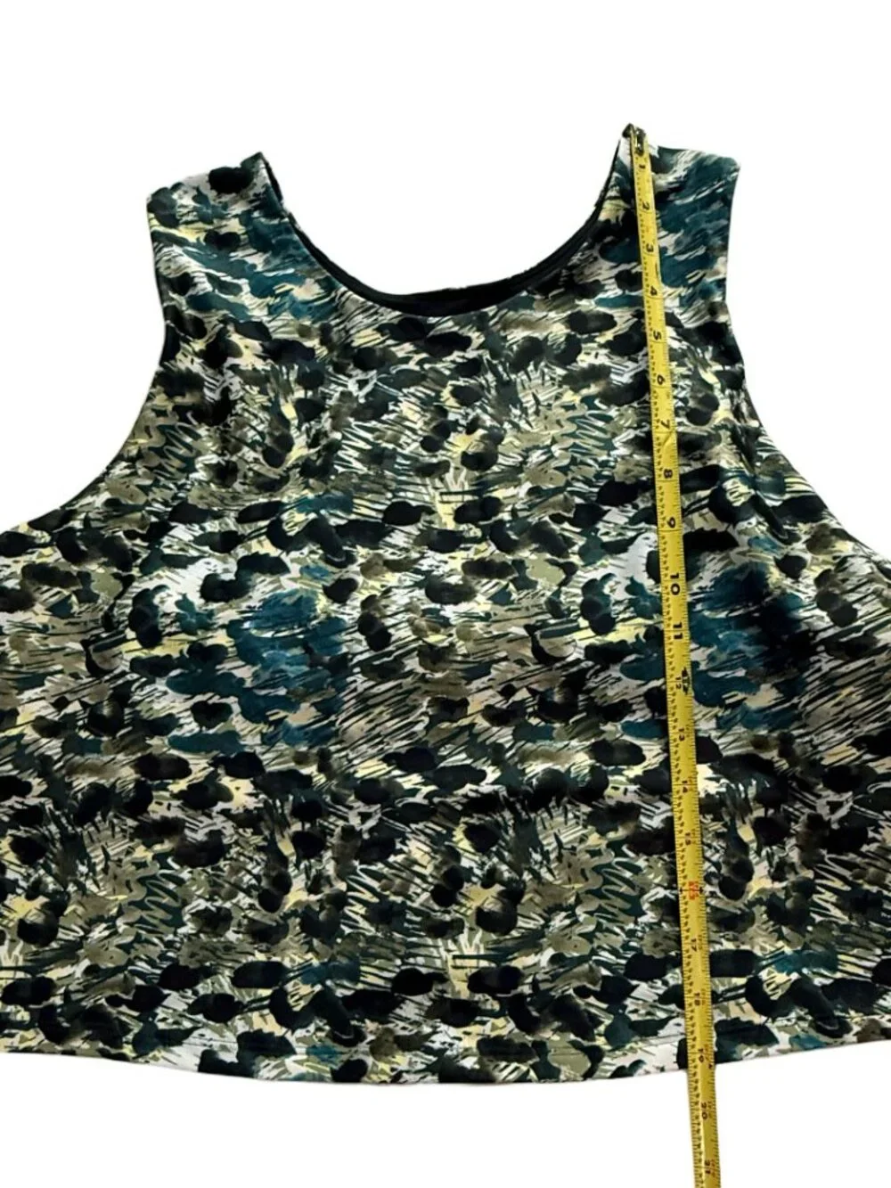 Kinesis Women’s 3X Activewear Set Abstract Print Tank Capri Leggings Plus Size